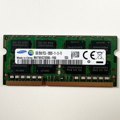 Samsung SODIMM 8GB DDR3 RAM Module - 1600Mhz