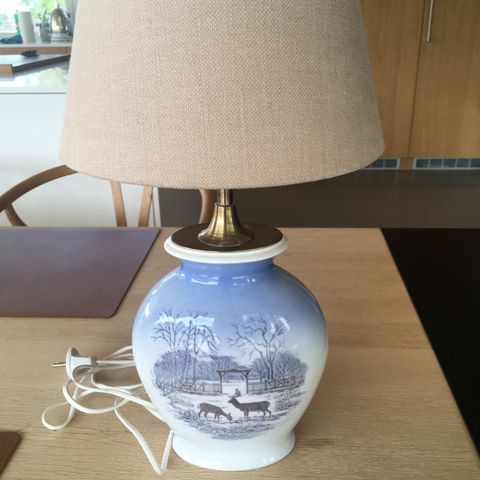 Royal Copenhagen vintage bordlampe