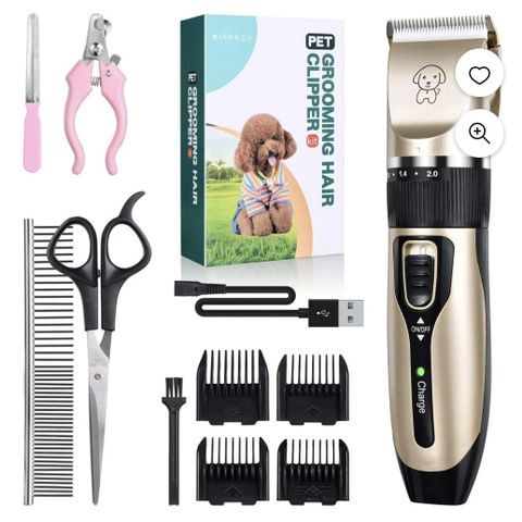 (Gratis Frakt) Pet Grooming Hair Clipper Kit