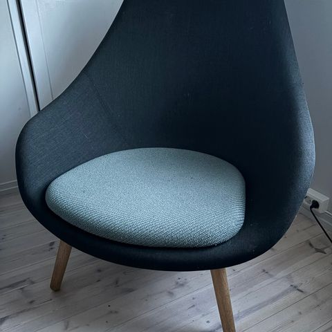 Meget kul HAY About a Lounge Chair - mørk grønn