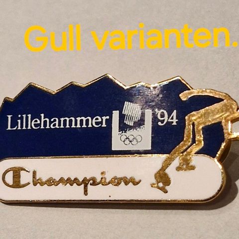 Pins: Champion Sponsor-pin "gull"