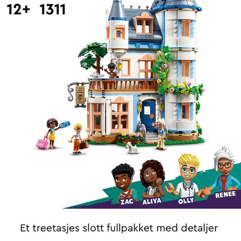 LEGO® Friends «Slottshotell med frokost»