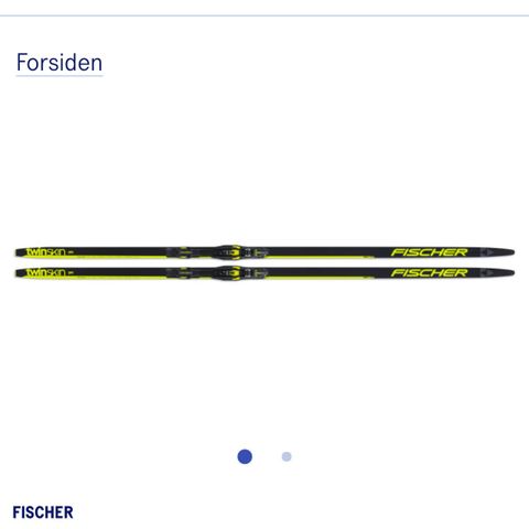 Helt nye Fischer Twin Skin Pro felleski selges billig (Nypris 4200 kr)