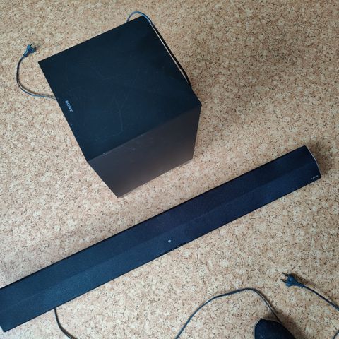 Sony soundbar med subwoofer