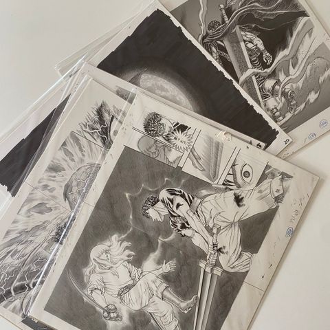 Berserk Manga Exhibition Reproduction Manuscript A3 x 4 stk