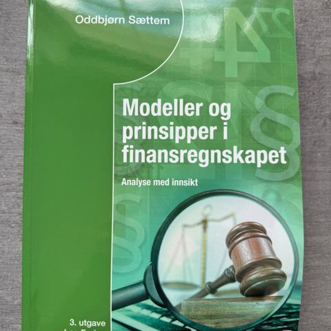 Modeller og prinsipper i finansregnskapen 3. utgave