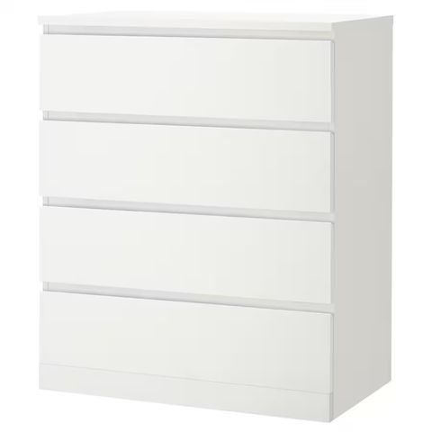 Malm kommode 4 skuffer x2