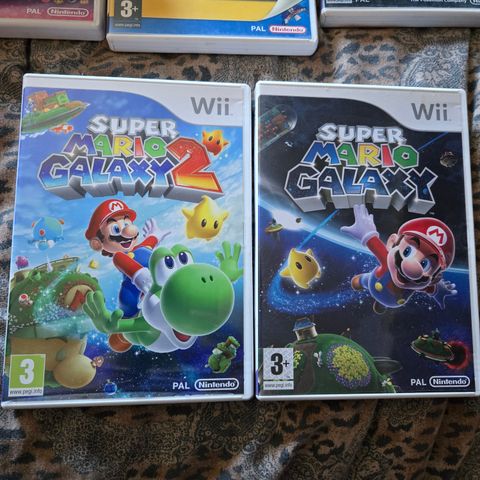 Super mario galaxy 1 å 2 Nintendo wii