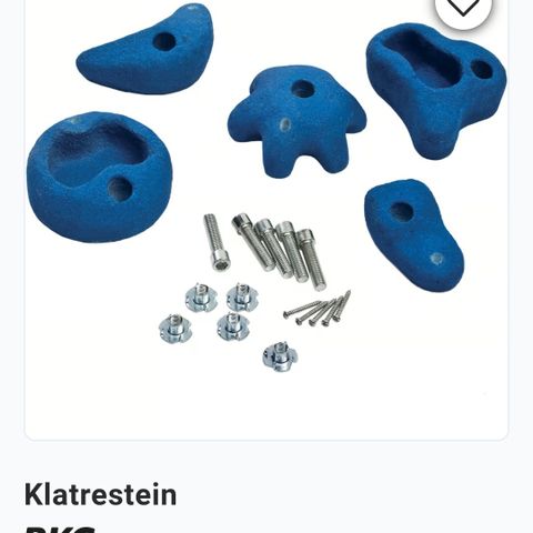 10 stk Klatresteiner for barn - ikke brukt