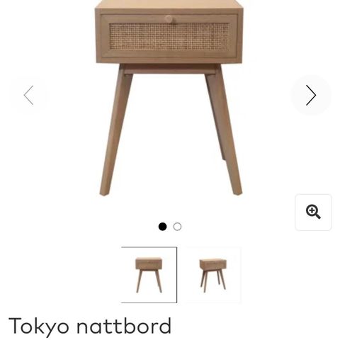 2 Tokyo nattbord Skeidar