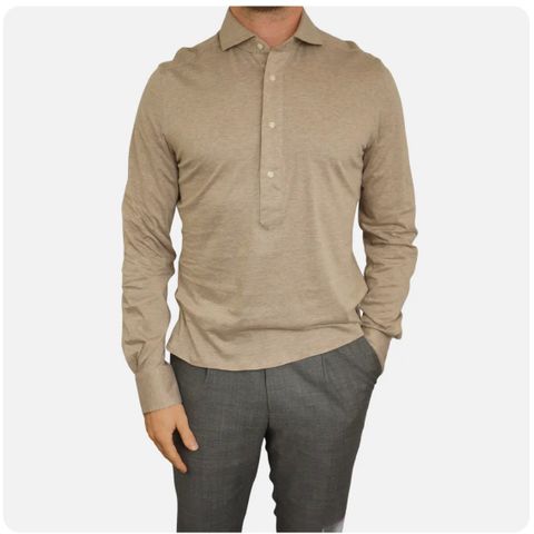 Long sleeve pique fra Suitsupply