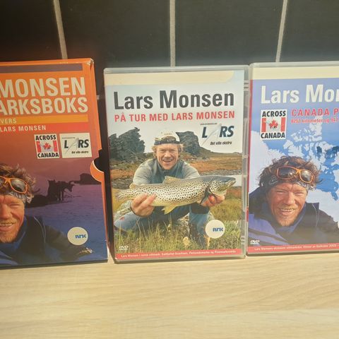 Lars Monsen dvd boks selges kr 125,-