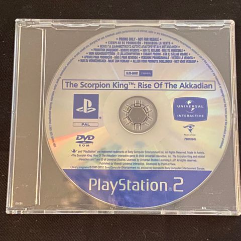 The scorpion king rise of the akkadian (promo) ps2