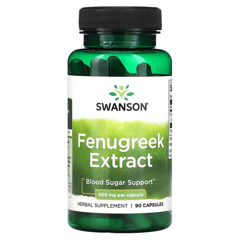 Swanson, Fenugreek Extract, 500 mg, 90 Capsules