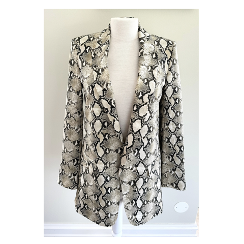 Zara Snakeprint blazer i str. XS