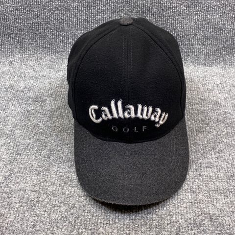 Callaway Golf Hat Cap Strap Back Adjustable Mens Black Gray