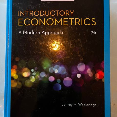 Introductory Econometrics - a modern approach 7e