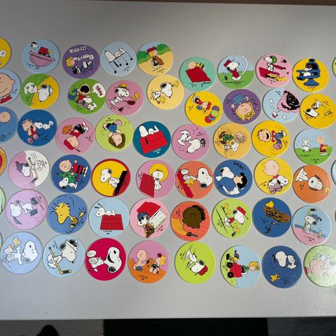 Snoopy pogs komplett samling