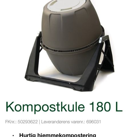 Kompostkule 180 L