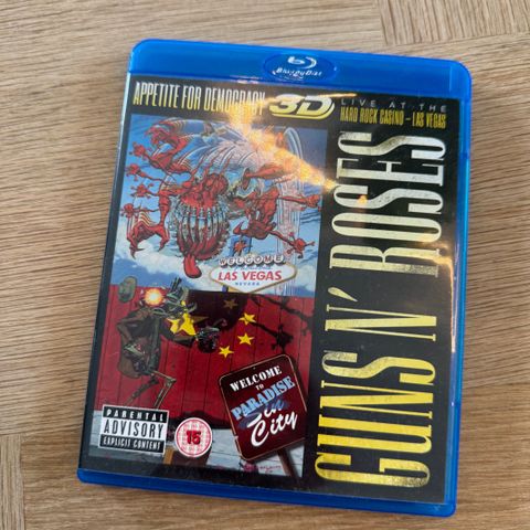 Guns N Roses Live Las Vegas Blu Ray Uåpnet