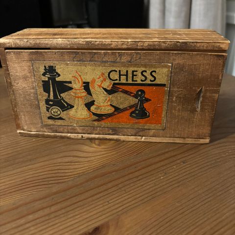 Vintage Chess spill i tre