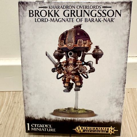 Kharadron Overlords Brokk Grungsson  - Warhammer (**Note on post below**)