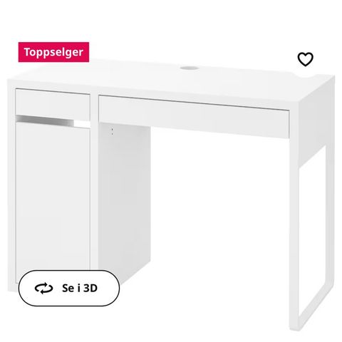 Ikea Micke arbeidsbord