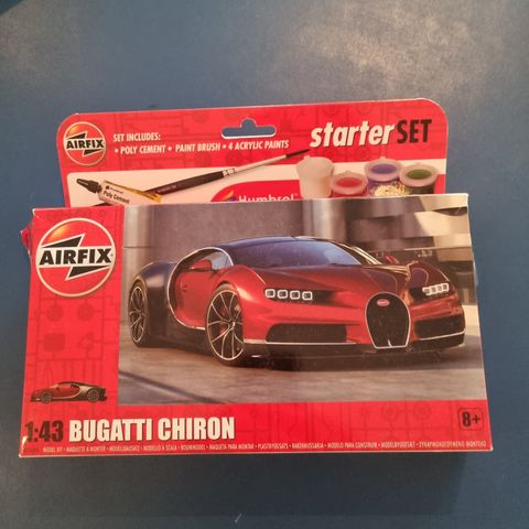 1:43 Bugatti Chiron airfix starter set