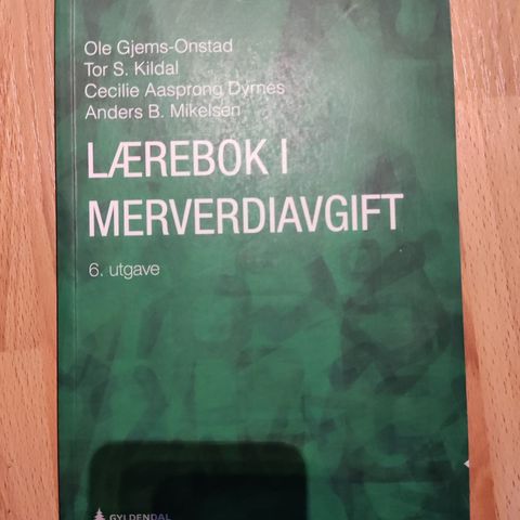 Bok - Lærebok i merverdiavgift