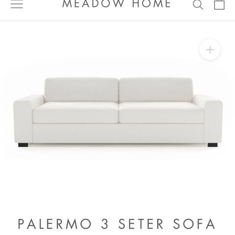 3 seter sofa fra Meadow Home