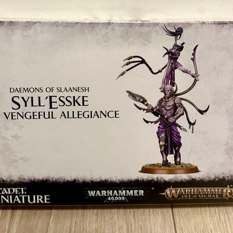 Daemons of Slaanesh SyllEsske. Warhammer Age of Sigmar (flat price - post inkl.)