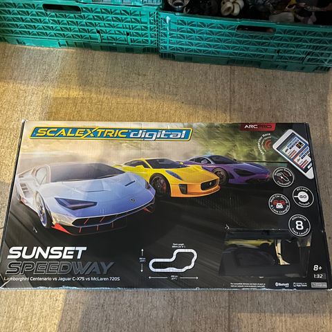 scalextric bilbane sunset speedway