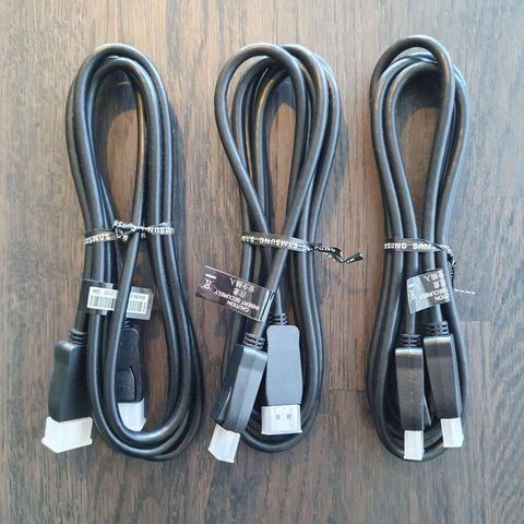 3stk displayport kabler 2m fra Samsung