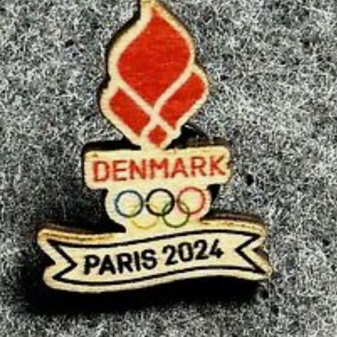 Paris 2024 Olympics - Denmark WOODEN NOC dated