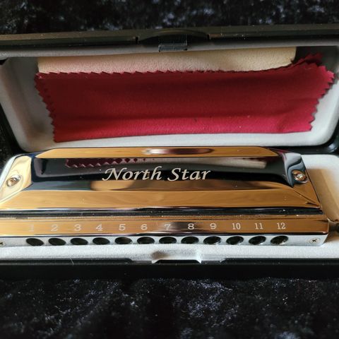 MUNNSPILL - HARMONICA - NORTH STAR - C - 12 48 - HØYSTBYDENDE