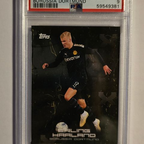 Topps 2020 x BVB Erling Haaland psa 9