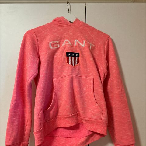 Neon rosa Gant hettegenser