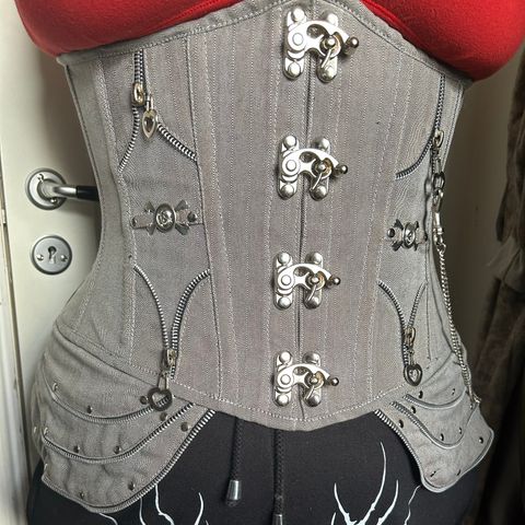 Vintage goth underbust korsett