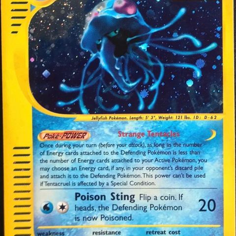 Tentacruel aquapolis pokemon kort