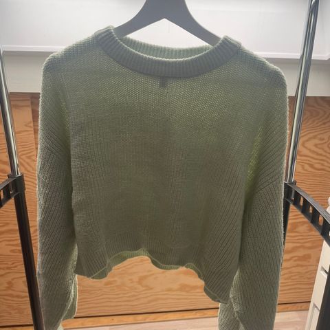 Mint grønn genser H&M str M