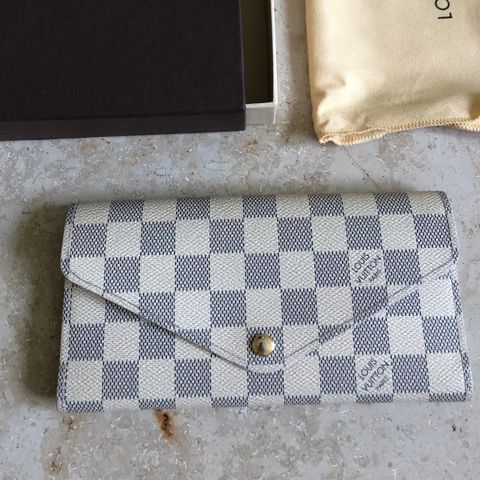 Louis Vuitton Damier Azur lommebok - som ny