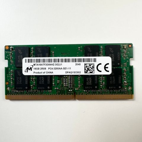 Micron SODIMM 16GB DDR4 RAM Module - 3200Mhz