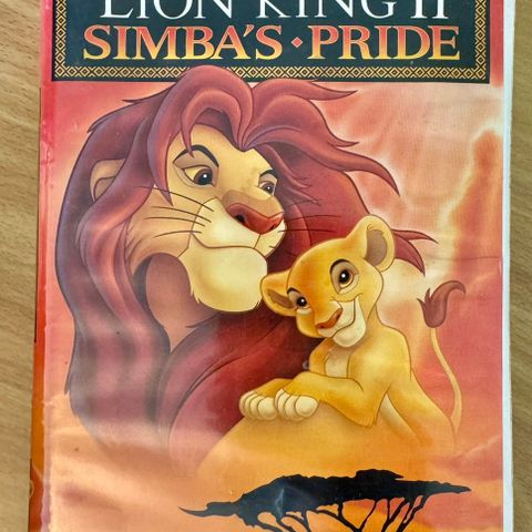 The Lion King II Simbas Pride VHS Bigbox