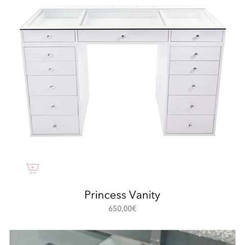 Princess vanity