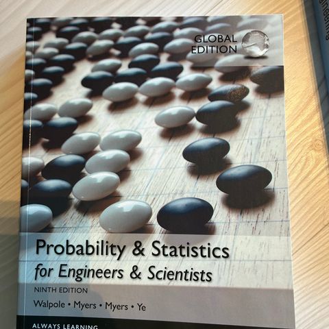 Probability & Statistics for Engineers & Scientists (9th/ninth edition)