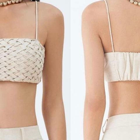 Smocking crop top