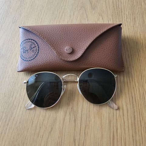 Ray-Ban round metal polarized