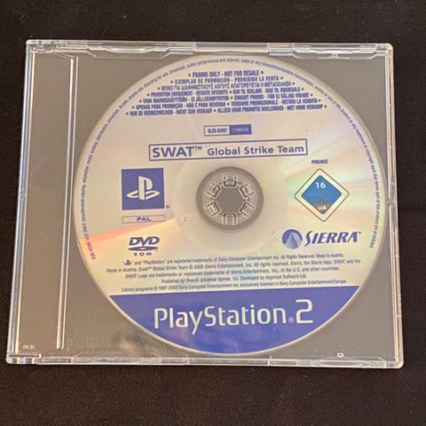 Swat global strike team (promo) ps2