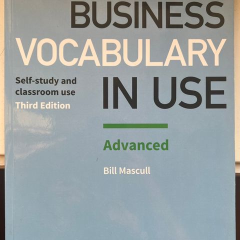 Business vocabulary in use