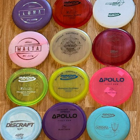 Disc golf pakke selges samlet